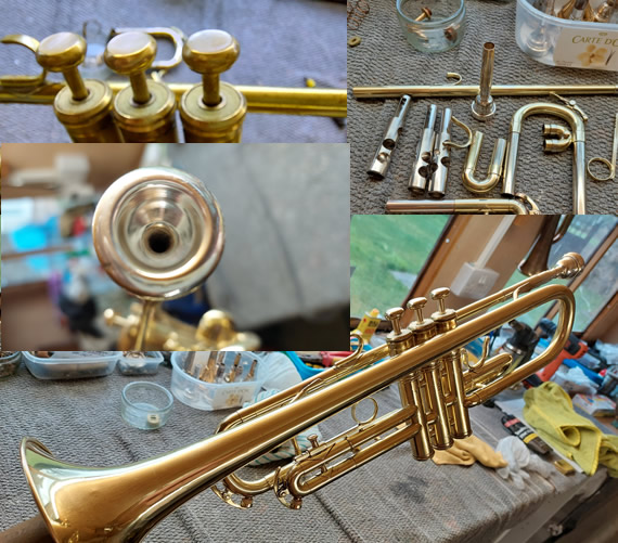 king trumpet restoration