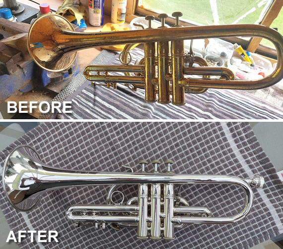 bach stradivarius cornet restoration